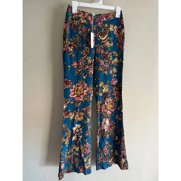 Tavik Women’s floral pull on Palazzo pants size S NWT - Picture 1 of 7